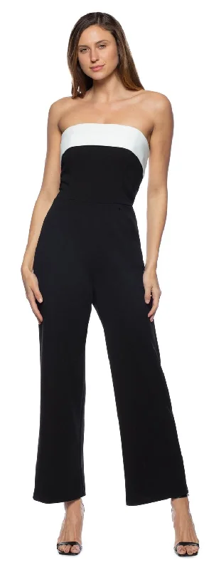 Midi - length party dresses for a modest and fashionable choiceMarina Strapless Wide Leg Jumpsuit Midi - length party dresses for a modest and fashionable choiceMarina Strapless Wide Leg Jumpsuit