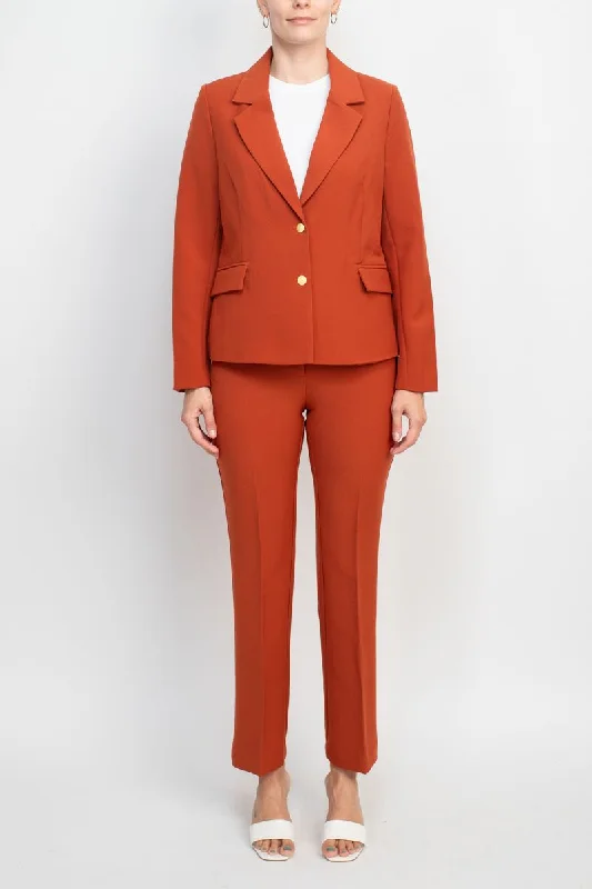 Party dresses with a metallic finish for a shiny and eye - catching effectNanette Lepore Formal Twill Jacket Bi Stretch Straight Pant Suit Party dresses with a metallic finish for a shiny and eye - catching effectNanette Lepore Formal Twill Jacket Bi Stretch Straight Pant Suit