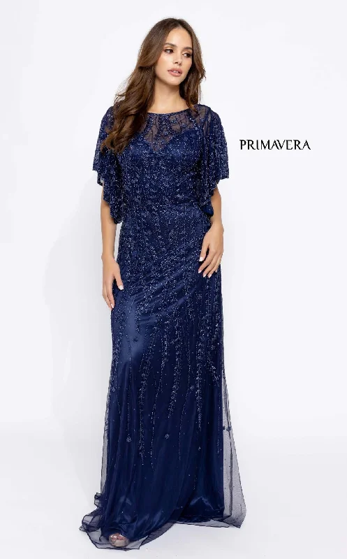 Formal dresses with pleated yokes and button - up fronts for a classic and refined lookPrimavera Couture 13101 Dress Formal dresses with pleated yokes and button - up fronts for a classic and refined lookPrimavera Couture 13101 Dress