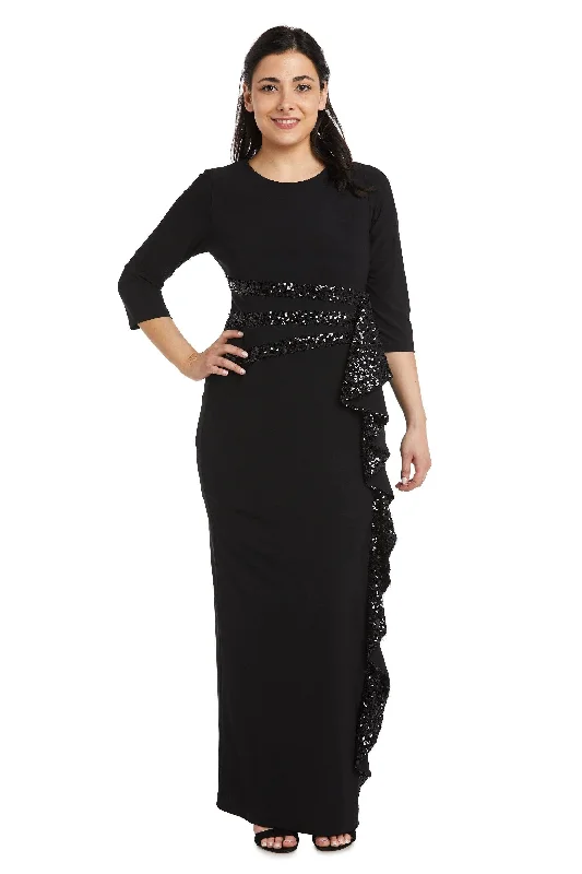 Bodycon dress with a transparent panel​R&M Richards 3780P Long Formal Dress Sale