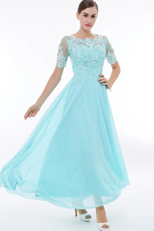 Party dresses with a detachable train for added versatilityScoop Neck Short Sleeves Beading Appliques Prom Dress Evening Dresses PG324 Party dresses with a detachable train for added versatilityScoop Neck Short Sleeves Beading Appliques Prom Dress Evening Dresses PG324