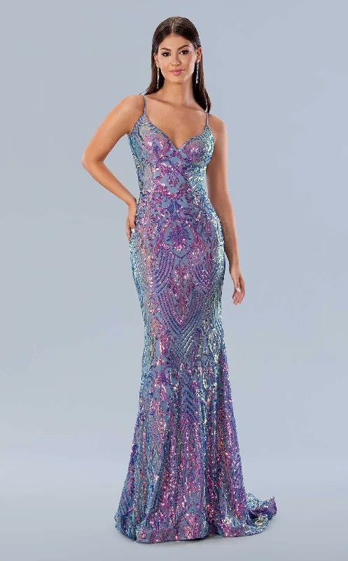 Prom dresses with keyhole backs and rhinestone - studded straps for a flirty lookStella Couture 24160 Dress Prom dresses with keyhole backs and rhinestone - studded straps for a flirty lookStella Couture 24160 Dress