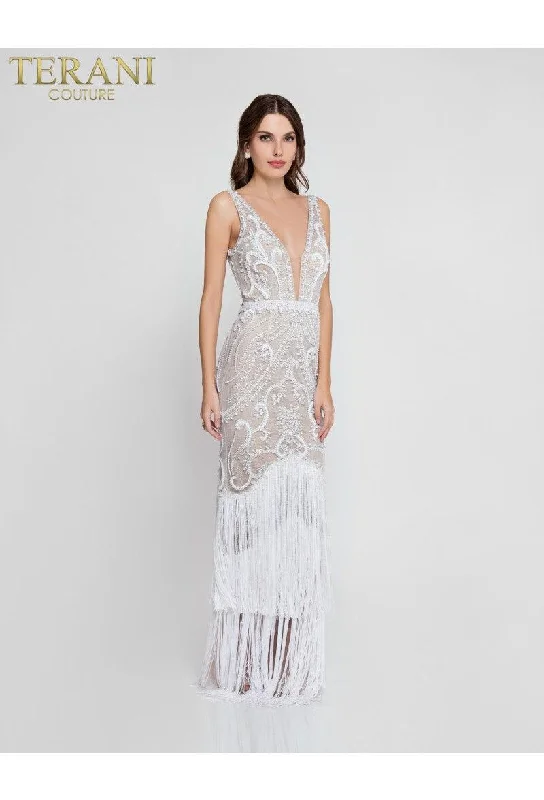 Bodycon dress with a pleated bodiceTerani Couture 1811GL6472 Sleeveless Long Prom Dress Bodycon dress with a pleated bodiceTerani Couture 1811GL6472 Sleeveless Long Prom Dress