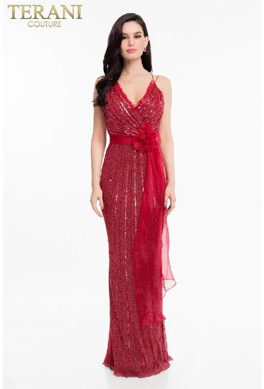 Bodycon dress with a transparent panelTerani Couture 1821E7111 Sleeveless Long Prom Dress Bodycon dress with a transparent panelTerani Couture 1821E7111 Sleeveless Long Prom Dress