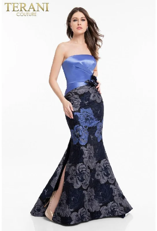 Strapless bodycon dress for a glamorous eveningTerani Couture 1821E7136 Strapless Long Prom Dress Strapless bodycon dress for a glamorous eveningTerani Couture 1821E7136 Strapless Long Prom Dress