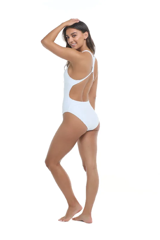 Women's Lace - Embellished One - Pieces in Cream for a Romantic and Vintage - Inspired LookSmoothies Mylene One-Piece Swimsuit - Snow Women's Lace - Embellished One - Pieces in Cream for a Romantic and Vintage - Inspired LookSmoothies Mylene One-Piece Swimsuit - Snow