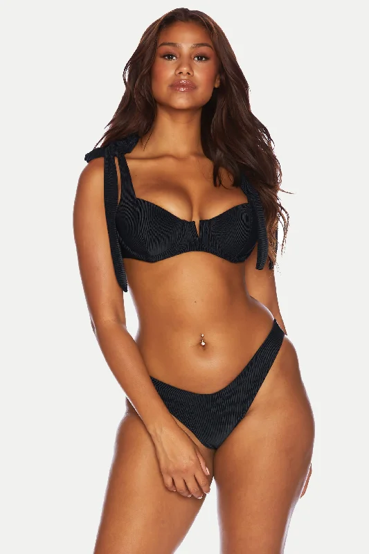 Plus Size Women's Ruffled Bikini Tops in Floral Print for a Feminine Beach LookBlair Top Black Plus Size Women's Ruffled Bikini Tops in Floral Print for a Feminine Beach LookBlair Top Black