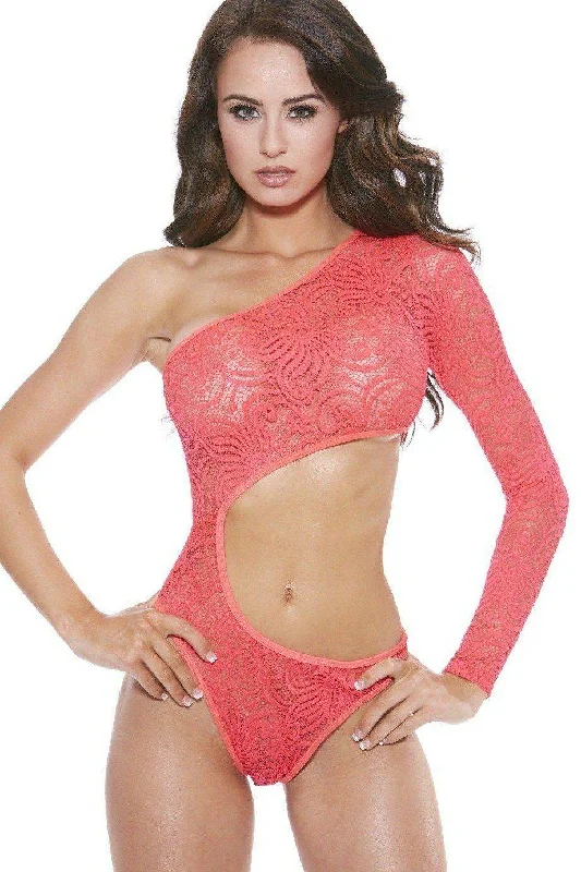 Off Shoulder Lace Bodysuit