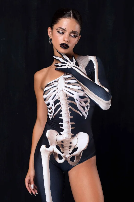 Cut - Out Bodysuits for a Trendy and Fashion - Forward StyleBurial Halfie Costume