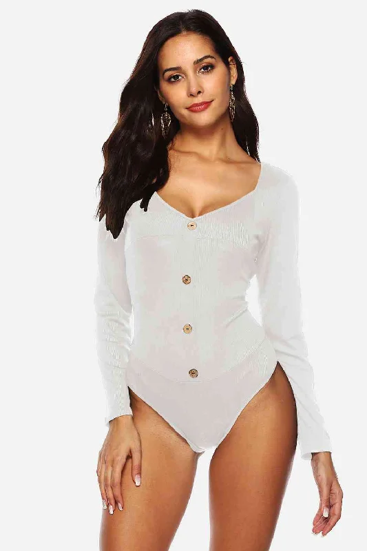 Organic Cotton Bodysuits for an Eco - Friendly and Comfortable OptionButton Detail Bodysuit Organic Cotton Bodysuits for an Eco - Friendly and Comfortable OptionButton Detail Bodysuit
