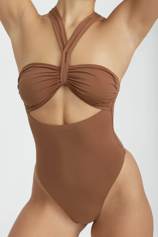 Women's Cargo - Style One - Pieces in Khaki with Pockets for a Practical and Stylish Outdoor LookColt One Piece - Brown Sugar