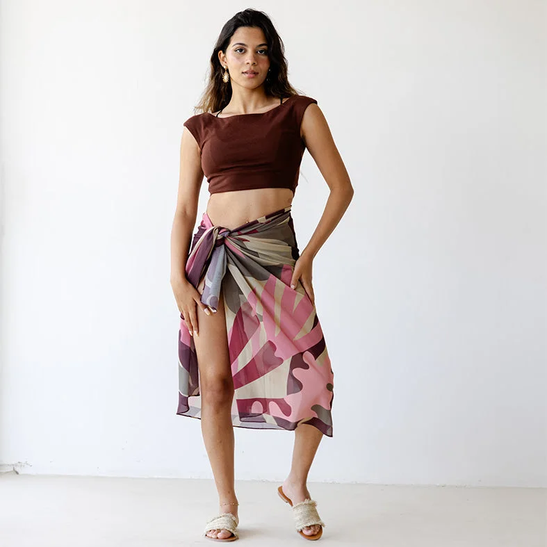 Minimalist - designed cover ups for a sleek and simple beach appearanceEnigma Chiffon Cover Up Minimalist - designed cover ups for a sleek and simple beach appearanceEnigma Chiffon Cover Up