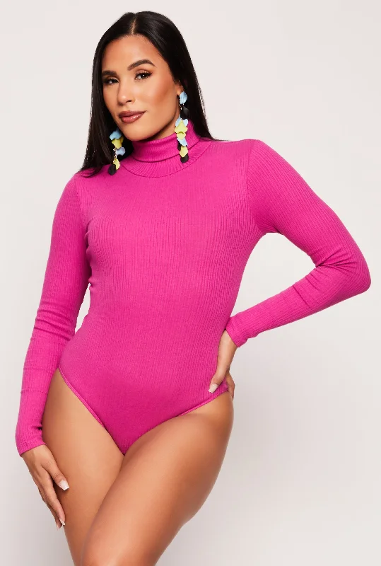 Turtleneck Long Sleeve Bodysuit