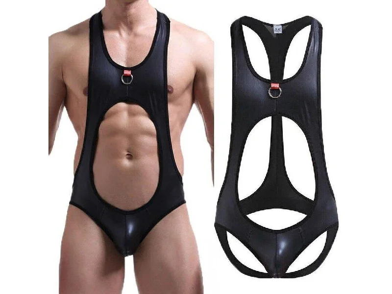 Lace Bodysuits for a Sexy and Elegant Bedroom LookGay Bodysuits | Faux Leather Open Back Jockstrap Bodysuit Lace Bodysuits for a Sexy and Elegant Bedroom LookGay Bodysuits | Faux Leather Open Back Jockstrap Bodysuit