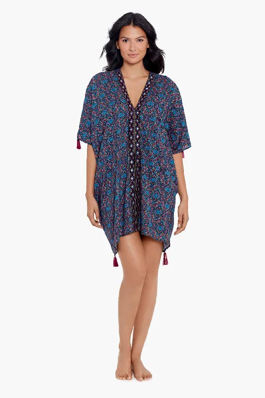 Ankle - length cover ups for a more covered - up and stylish beach lookRomani Caftan Swim Cover Up Ankle - length cover ups for a more covered - up and stylish beach lookRomani Caftan Swim Cover Up
