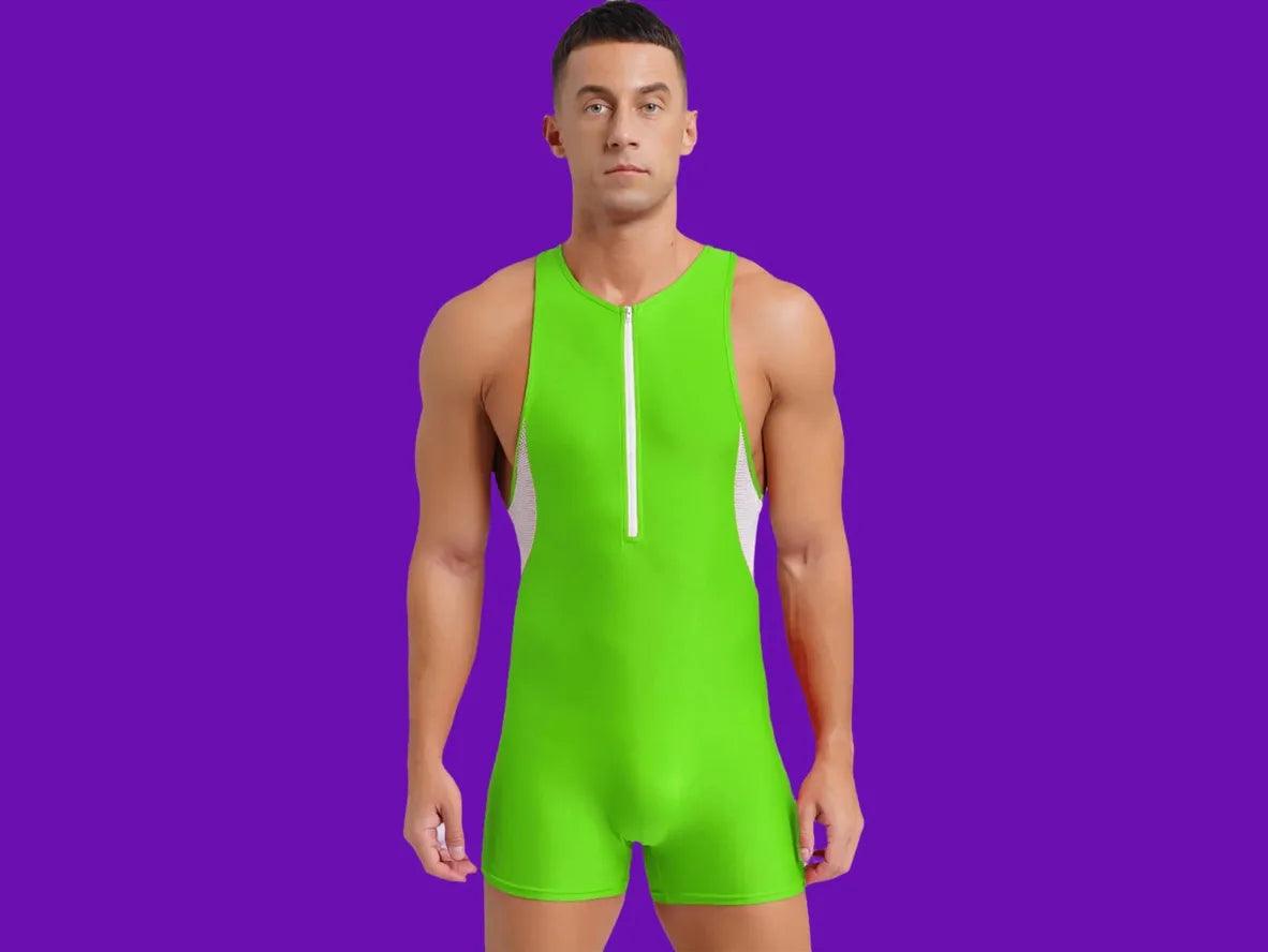 Convertible Straps Bodysuits for Multiple Styling OptionsGay Swim Bodysuits | One Piece Front Zipper Mesh Swim Bodysuit Convertible Straps Bodysuits for Multiple Styling OptionsGay Swim Bodysuits | One Piece Front Zipper Mesh Swim Bodysuit