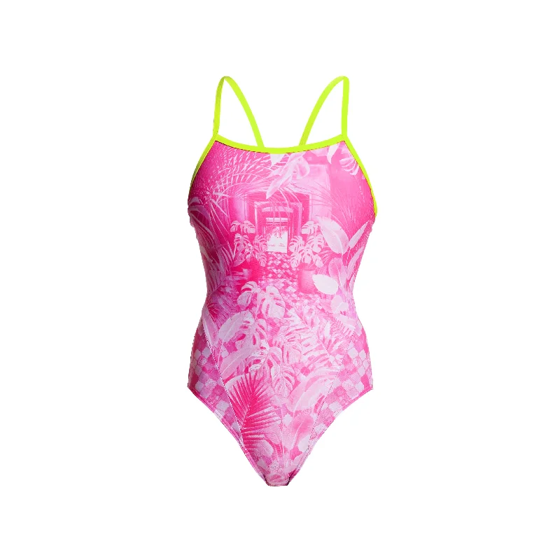 Ruched women swimwear with fabric gathers for a slimming effectPink Bliss | Ladies Single Strap One Piece Ruched women swimwear with fabric gathers for a slimming effectPink Bliss | Ladies Single Strap One Piece