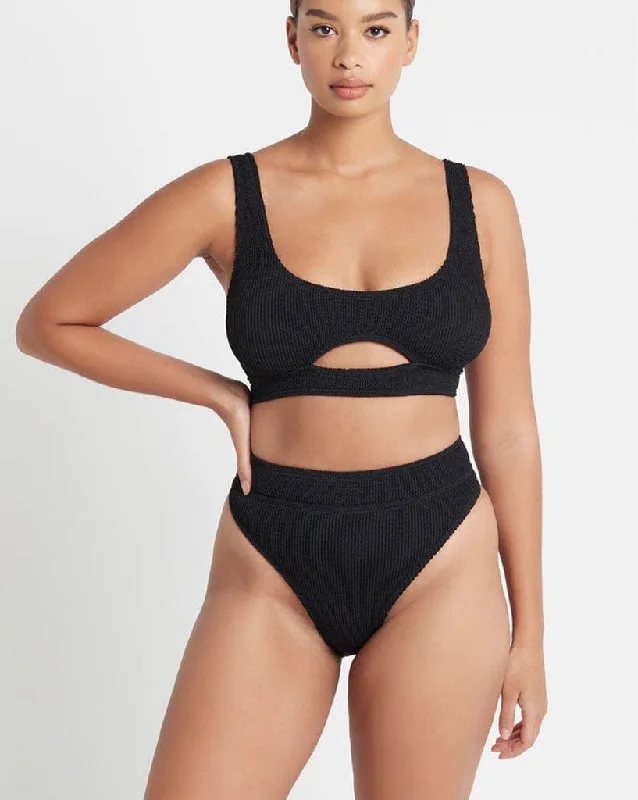 Plus Size Women's Adjustable - Strap Swim Tops in Burgundy for a Custom FitSasha Crop Eco Plus Size Women's Adjustable - Strap Swim Tops in Burgundy for a Custom FitSasha Crop Eco