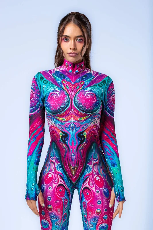 High - Neck Bodysuits for a Modest and Sophisticated LookStrange Planet Costume