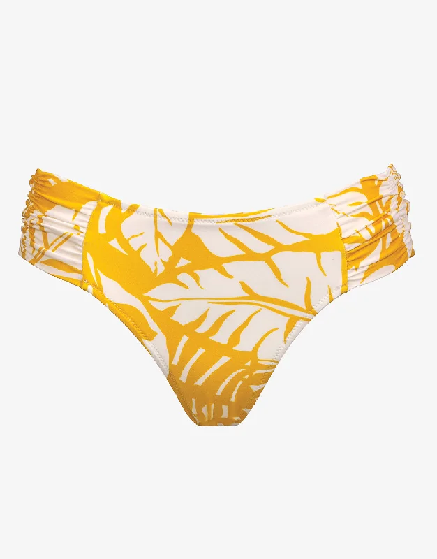 Monokini - style bikini with a unique one - piece - meets - bikini designSummer Spritz Hipster Bikini Pant - Sunshine