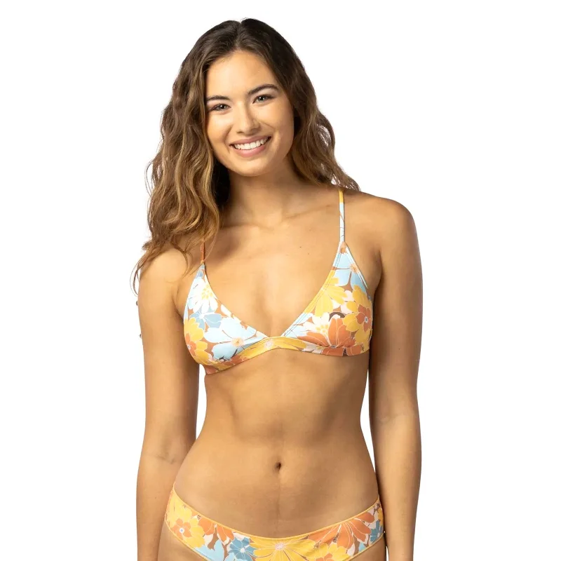 Plus Size Women's One - Shoulder Swim Tops in Pink with Ruching for a Figure - Flattering DesignSunrise Session Crossback Triangle Bikini Top Plus Size Women's One - Shoulder Swim Tops in Pink with Ruching for a Figure - Flattering DesignSunrise Session Crossback Triangle Bikini Top