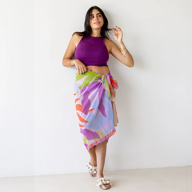 Geometric - pattern cover ups for a modern and trendy appearanceTango Chiffon Cover Up Geometric - pattern cover ups for a modern and trendy appearanceTango Chiffon Cover Up