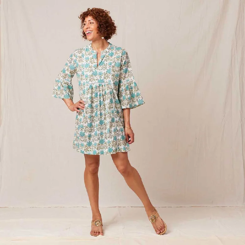 Sequined cover ups for a glamorous poolside eveningTilly Blue Green Beach Dress
